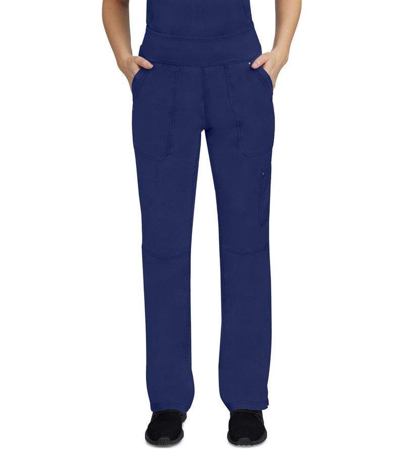 Healing Hands Women's Scrub Pant Tori Cargo Bottoms with 5 Pockets and 2-Way Stretch Fabric 9133, M, Navy - Image 1